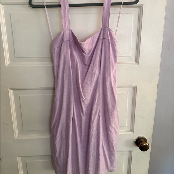 Abercrombie & Fitch Halter Linen-Blend Dress - Picture 2 of 4